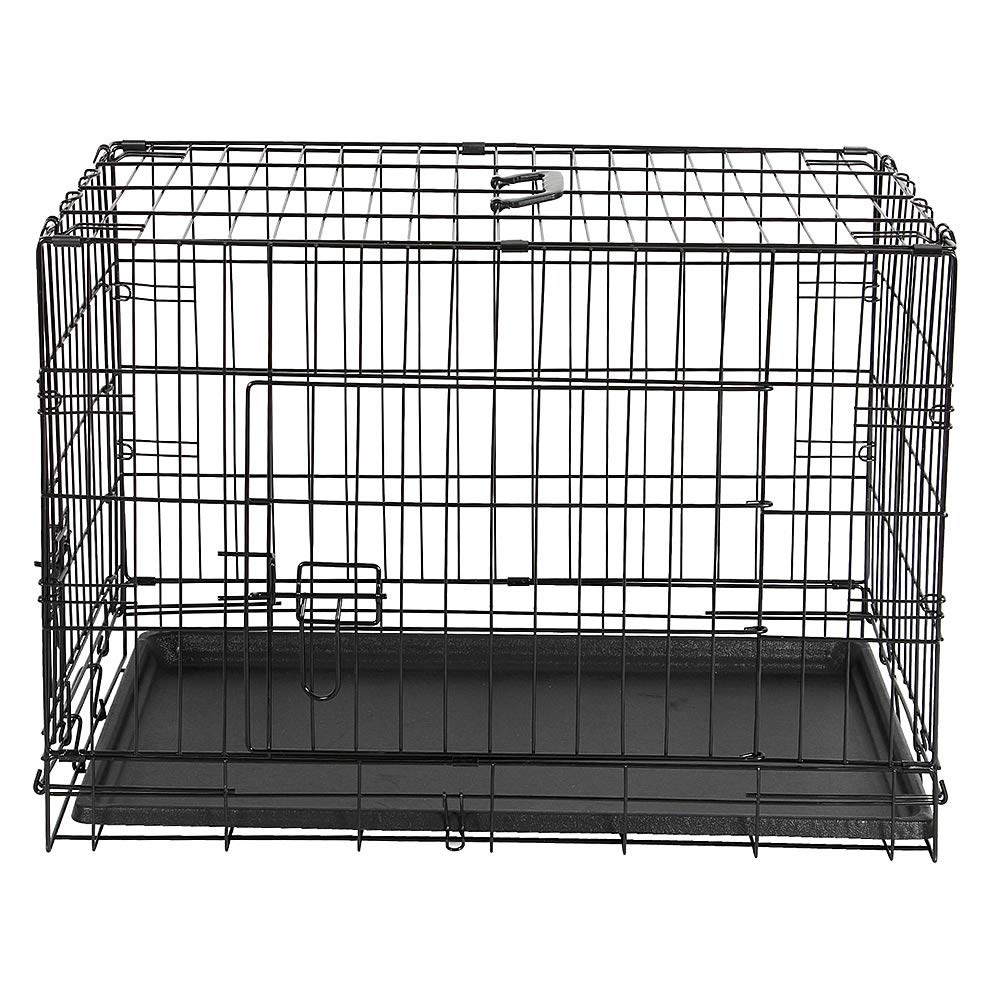 Gabbia in filo metallico Melko gabbia per cani da trasporto bar pieghevole box 120x80,5x75 cm gabbia per cani in filo metallico