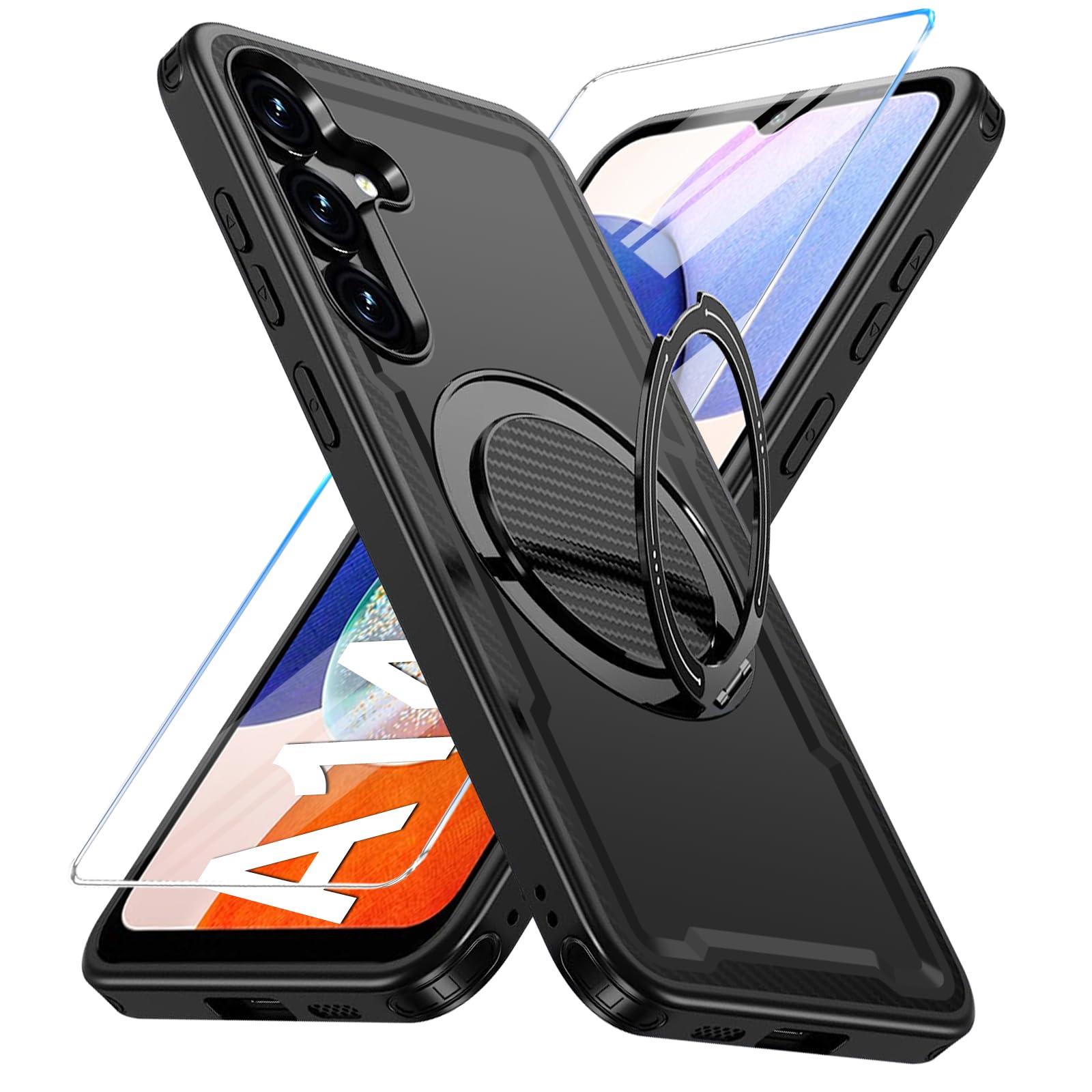 Coque Samsung A14 MagSafe抗摔 解决手机易 crash 带有金属指环支架 - 8