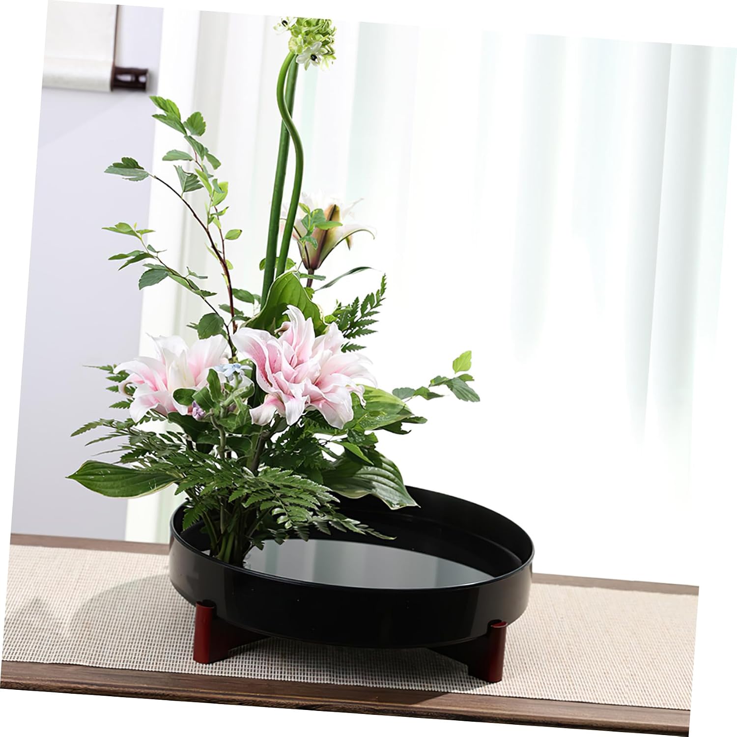 UTHCLO 2pcs Floral Grid Arrangement Holder with Suction Cups Plastic Flower Frogs for Stable Flower Arranging Easy Installation for Vases and DIY Craft Projects