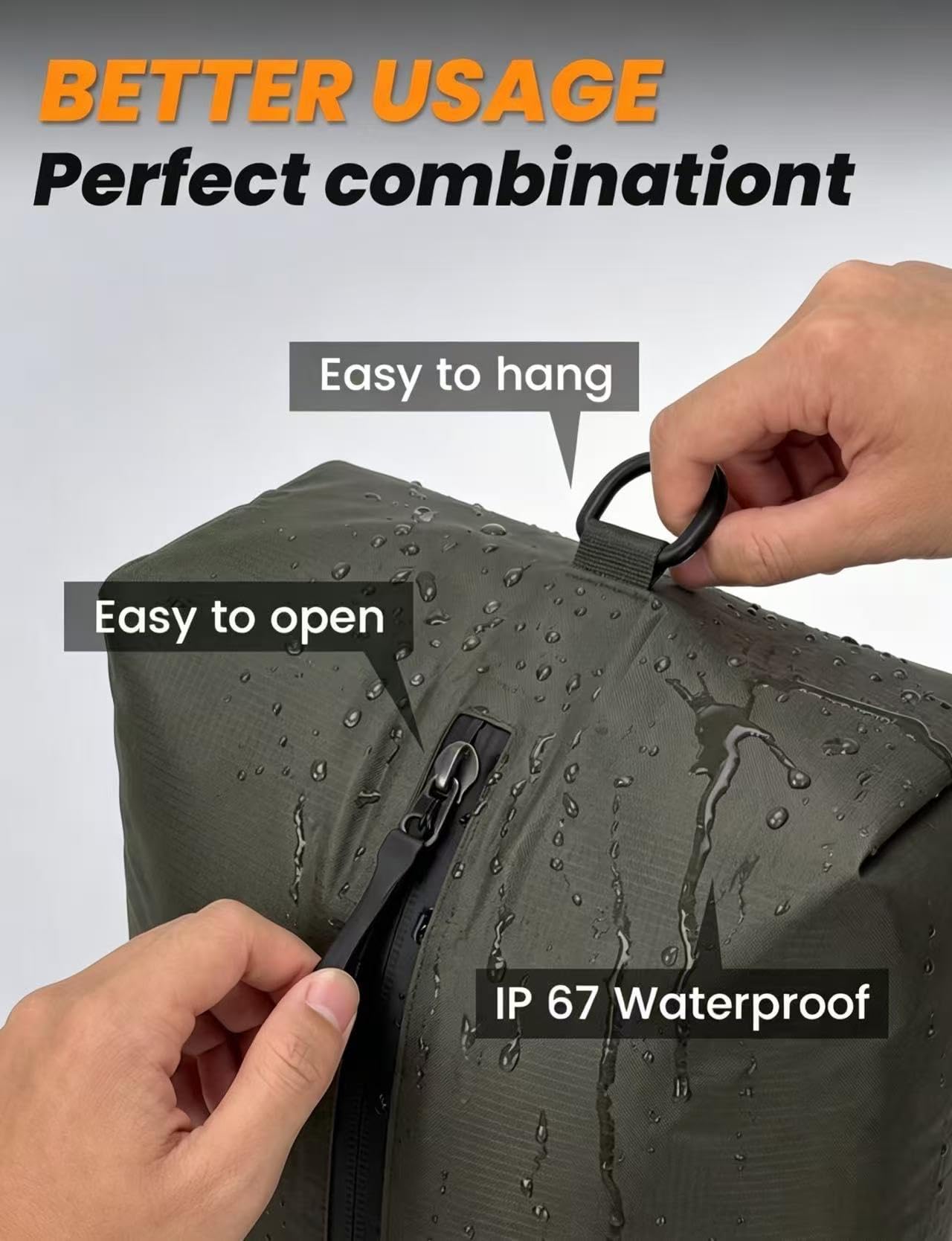 Paquete de 12 bolsas de vacío de viaje con bomba recargable, 10 bolsas de compresión transparentes de PA y PE y 2 bolsas verdes de TPU de 18 L, bolsas de almacenamiento al vacío que ahorran espacio