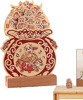 卓上カレンダー 2025、卓上カレンダー 2025-2025 2025 卓上カレンダー 木製ベース - マンスリーカレンダープランナー、クリエイティブフラワーカレンダー、テーブルホーム用の小さなカレンダー