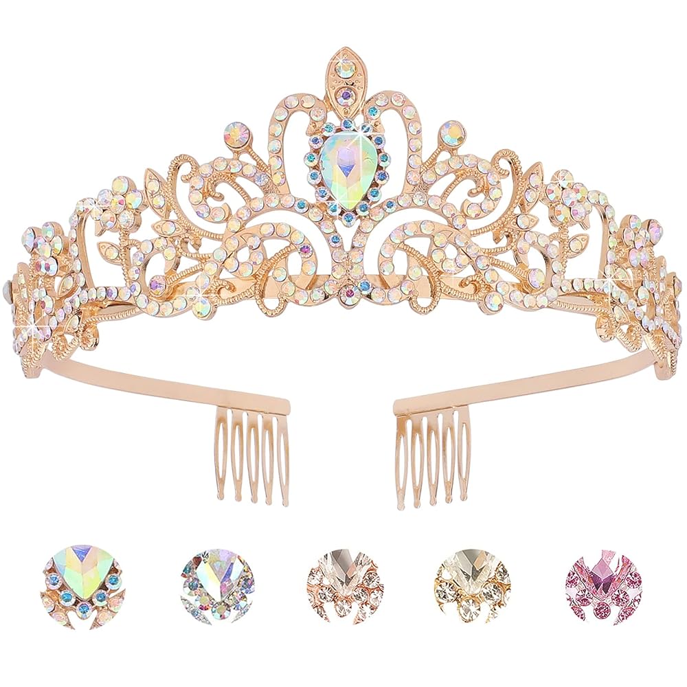 Amazon.co.jp: 女性用296 956ティアラと王冠 (14-ABクリスタル
