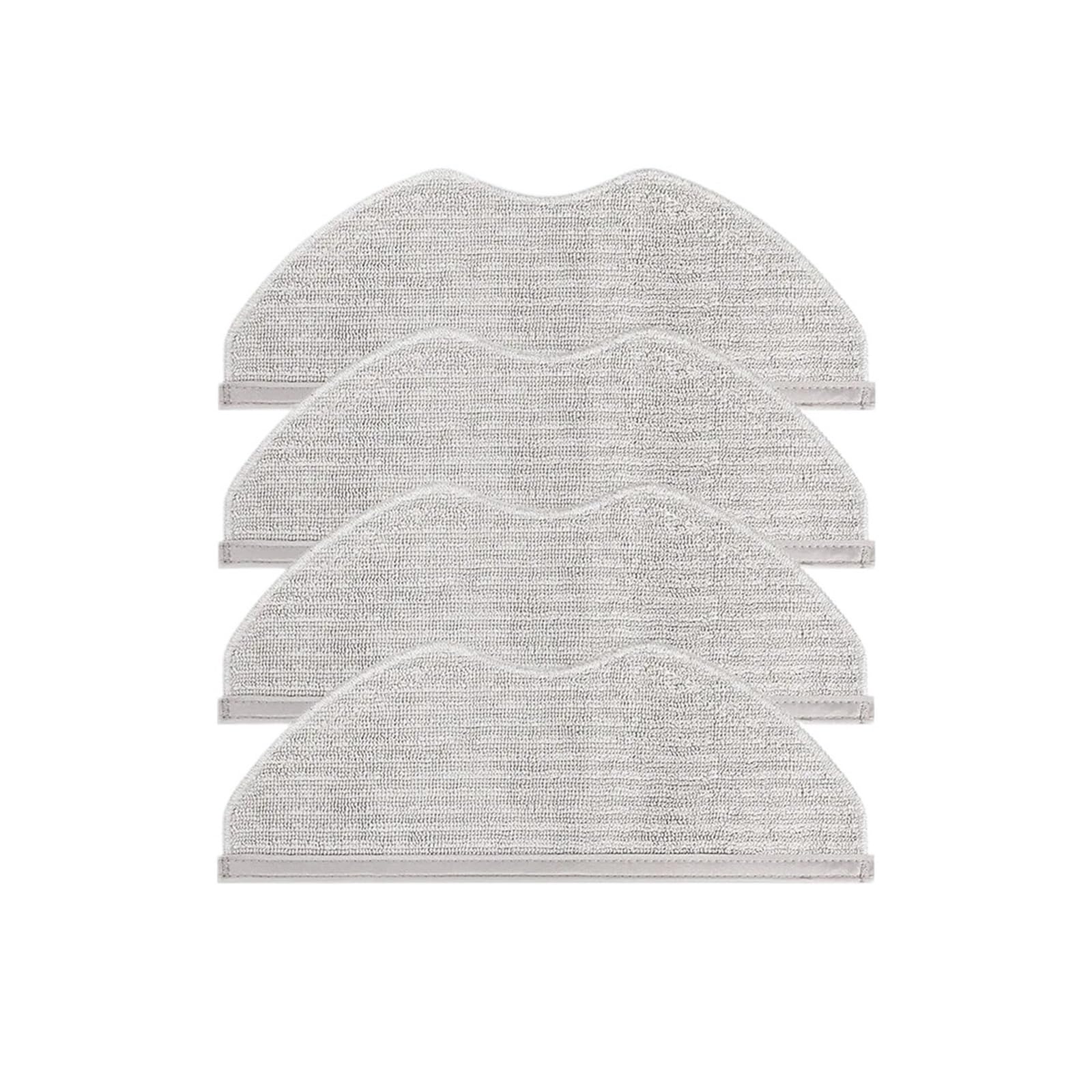 LMRXOFE Mop Rags,Compatible For Xiaomi,Robot Vacuum H40 S40 S40C OV81 OV51 E101 Cloth Mop Attachments Vacuum Cleaner Acssories Spare Parts(4 pcs)