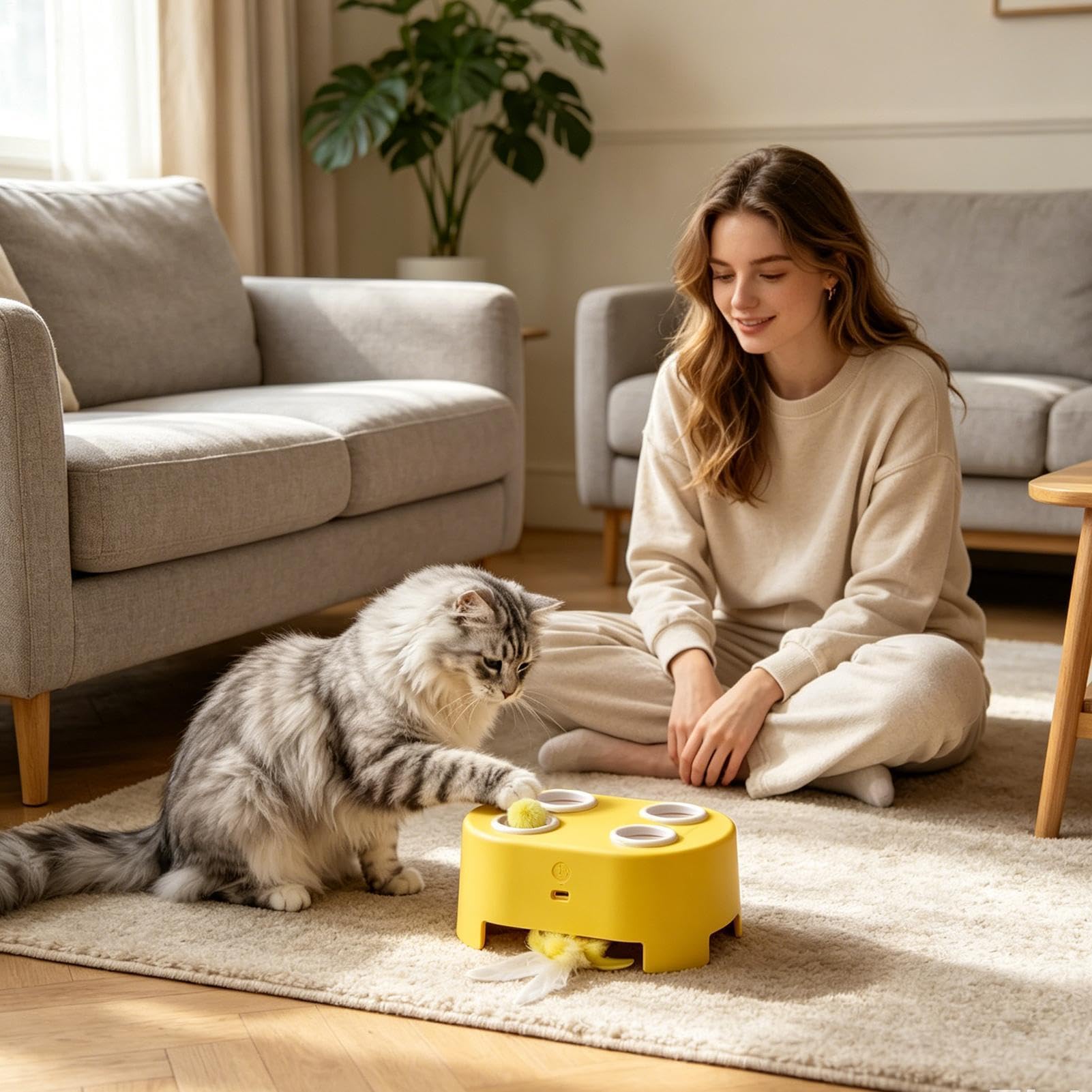 Giocattolo Elettronico Gatti Elettronico Rotante Con Piume Per Animali | Giocattolo Intelligente A Disco Rotante Gatti Appartamento Soggiorno Camera Interni Esterni Intrattenimento Antistress