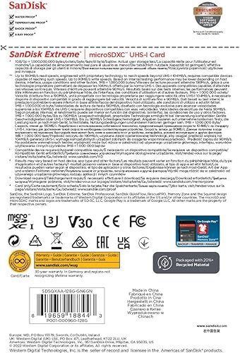 Vista 21 de SanDisk Tarjeta de memoria Ultra microSDXC UHS-I de 128 GB, hasta 140 MB/s, C10, U1, Full HD, A1, tarjeta Micro SD - SDSQUAB-128G-GN6MN