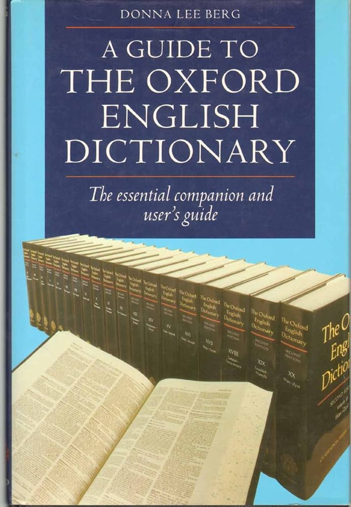 Amazon | A Guide to the Oxford English Dictionary | Berg