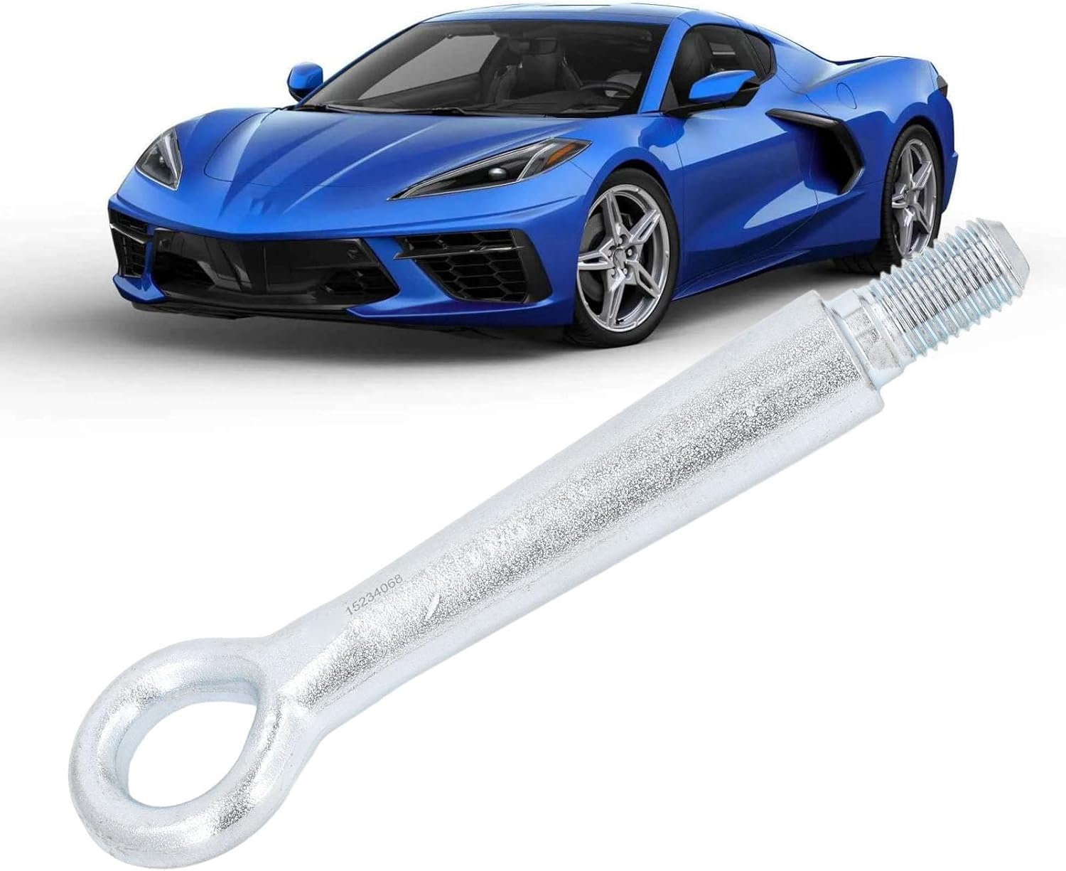 Tow Hook for C7 2014-2019 & C8 2020-2024 XLR 2006-2009, Forged Steel Trailer Towing Eye Hook 15234068, Front Rear Bumper Guard Auto Trailer Ring