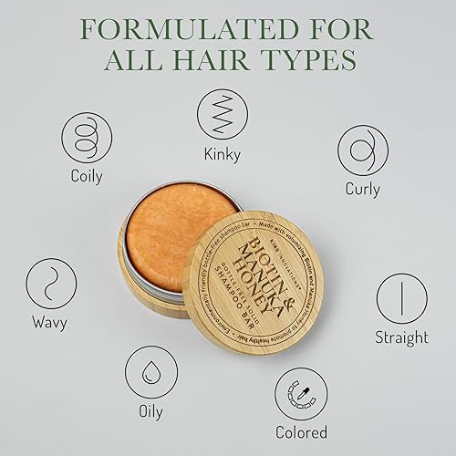 Miniatura 2 de Barra de champú, barra de champú de agua de arroz, champú para el crecimiento del cabello para hombres y mujeres, champú en barra para cabello