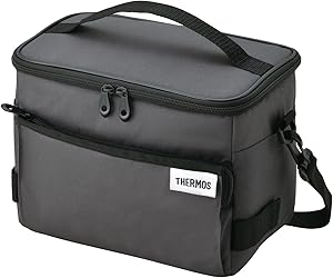 サーモス ソフトクーラー 5L ブラック RFD-005 BK 保冷バッグ 5層断熱構造 折りたためてコンパクト はっ水加工生地 ボックス型