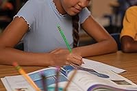 Vista 7 de Paquete de 10 lápices neón de la marca Dixon Ticonderoga n. º2, Variado neón