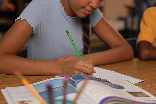 Miniatura 7 de Paquete de 10 lápices neón de la marca Dixon Ticonderoga n. º2, Variado neón