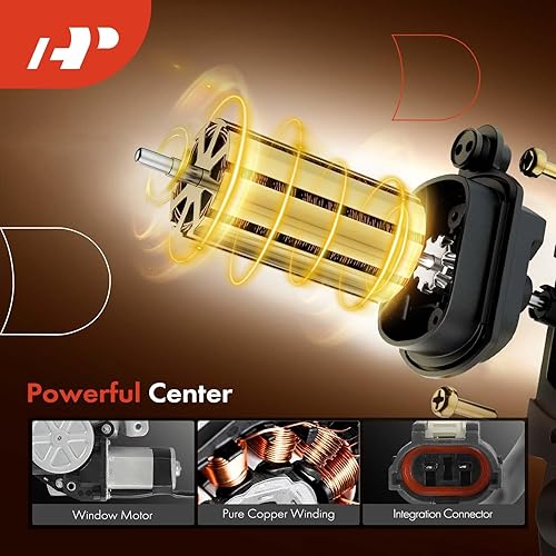 Miniatura 4 de A-Premium Elevalunas eléctrico con motor compatible con Chevrolet Aveo Aveo5 Pontiac G3 Wave Wave5 Suzuki 2004-2011 Delantero Izquierdo del Conductor