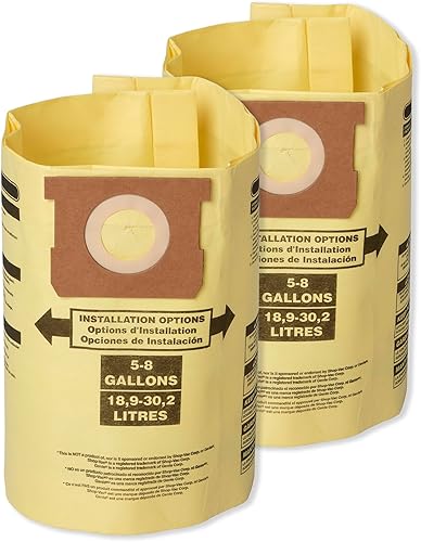 Vista 22 de Se adapta a la bolsa de polvo Shop Vac.