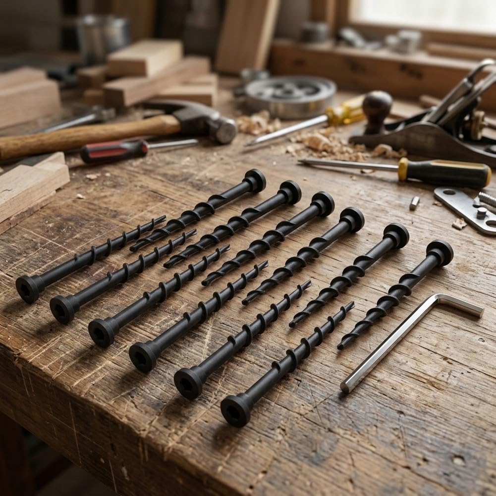 12 Tornillos de para tierra para Robot Cortacésped 14cm 12 Tornillos