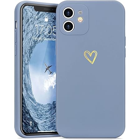 Custodia Per IPhone 6/6S In Silicone Morbido Con Cuori - Viola Con Dettagli Dorati - Foto 8