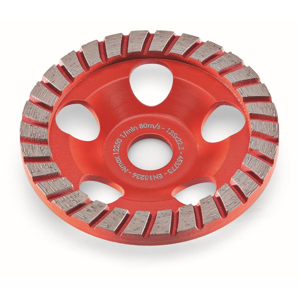 Meule boisseau diamantée Turbo-Jet II élimine colle et ragréage raté D125
