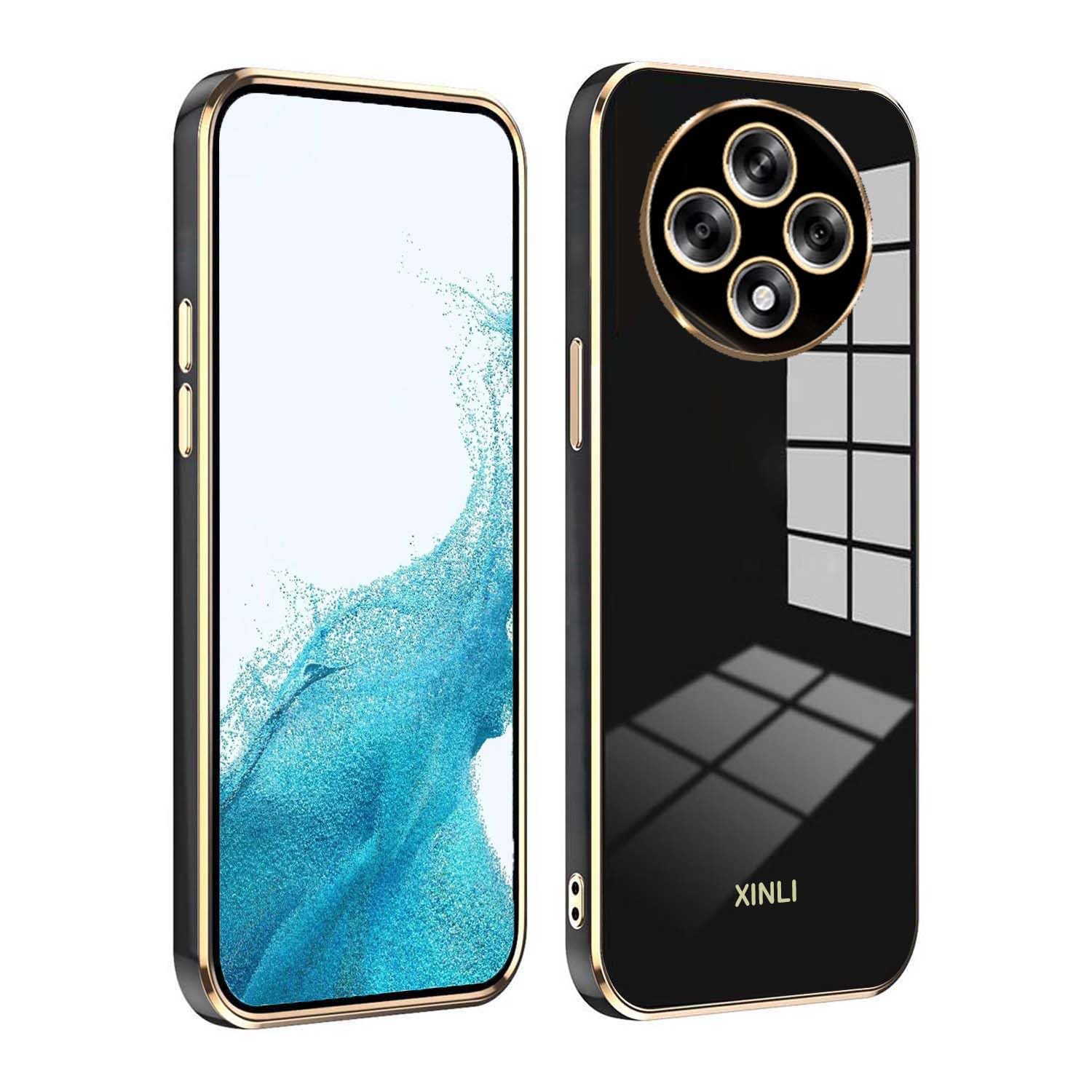 Custodia In Gel Trasparente Per OPPO Reno12 F/FS 5G + Vetro Temperato – Pixfab