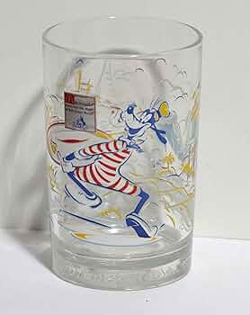ツムツム　Disney 25th Anniversary Set Mcdonald's Walt Disney World 25th Anniversary Glass Tumbler Set X4
