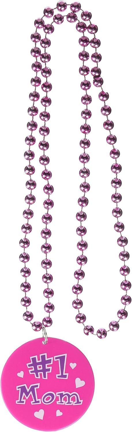Beads w/Printed #1 Dad Medallion Party Accessory (1 count) (1/Card) image 3