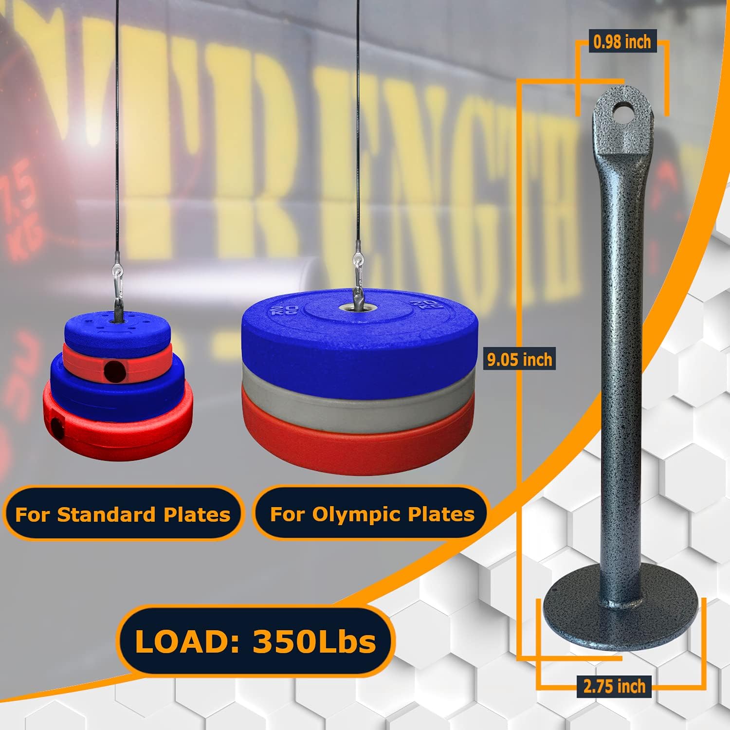 Pulley System Gym - pulley pro for Workout-new Pulley Cable System- your ultimate Home Gym System this LAT Pull Down Machine weight pulley system is suitable for all Cable pulley attachments for gym