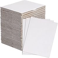 Vista 25 de Zonon Paquete de 50 hojas de cartón corrugado, insertos planos de cartón duro, suministros para el aula, separadores cuadrados planos para envío