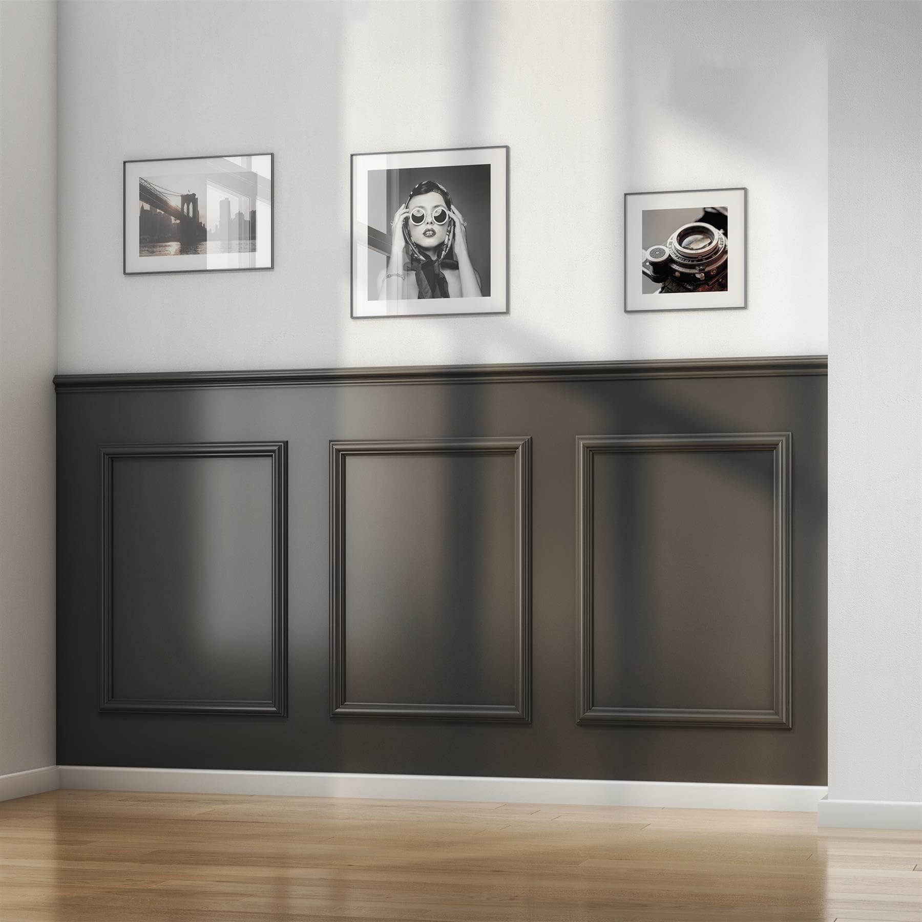 Cheshire Mouldings, Dado Wall Panelling Kit, 5 Pack, (H) 2000mm (W) 45mm (T) 9mm, Home and Interior WPKT1