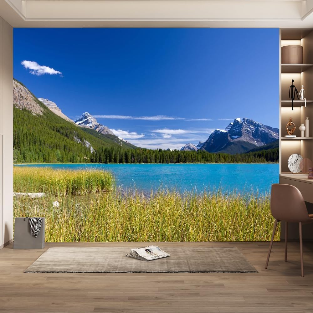 Papier peint panoramique 3D trompe l'oeil pour agrandir la pièce