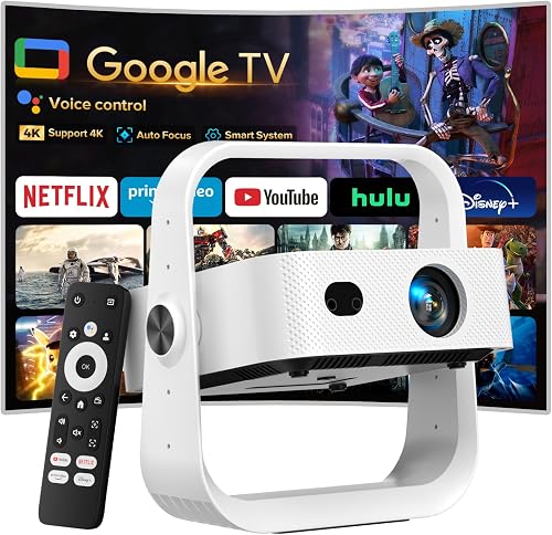 Projector 内置Google TV 4K AI自动对焦