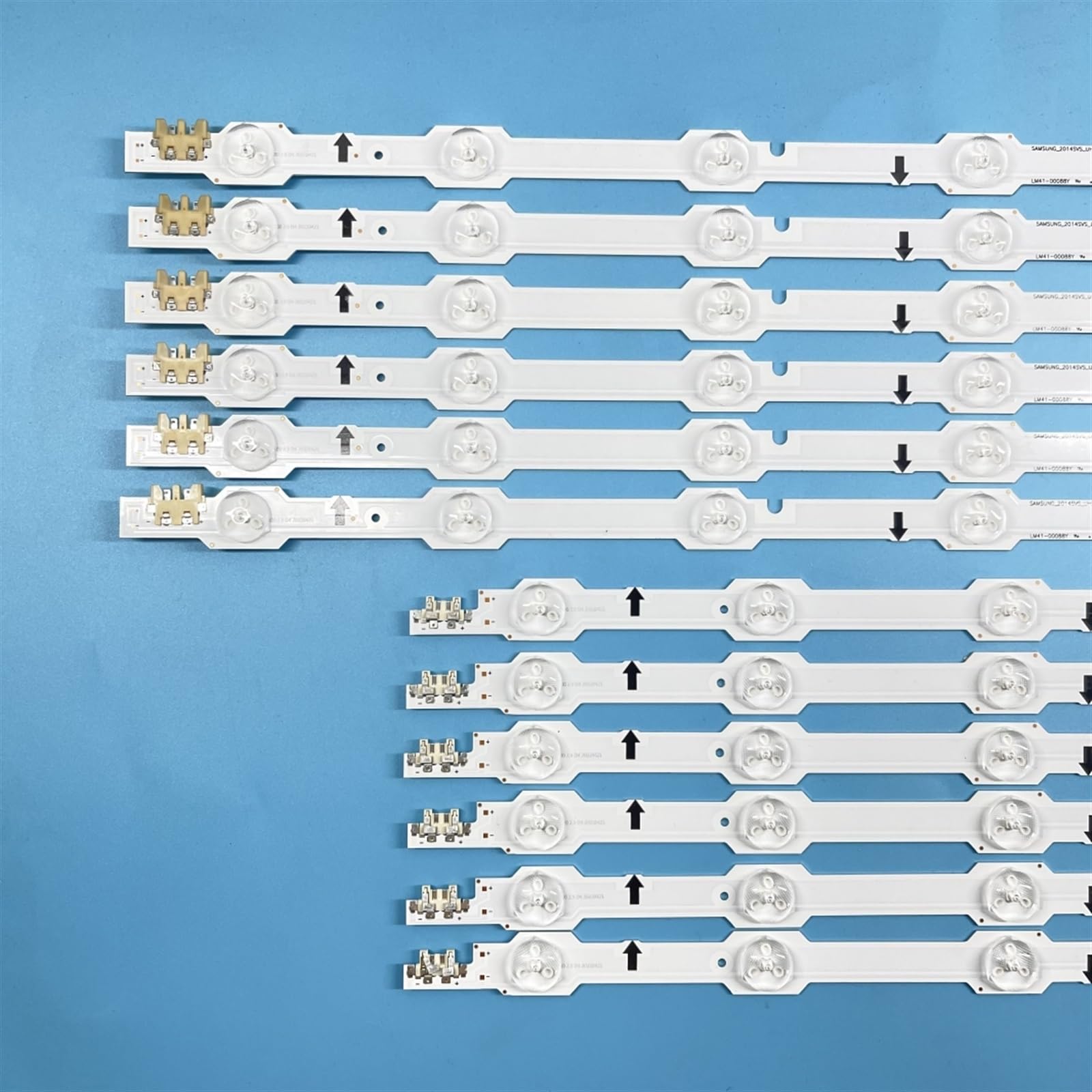 Striscia LED 14 LED Compatibile for TV 50" UE50HU7000 UA50HU7000 LM41-00088Y for BN41-02223A BN96-32178A BN96-32179A 2014SVS_UHD_50_3228