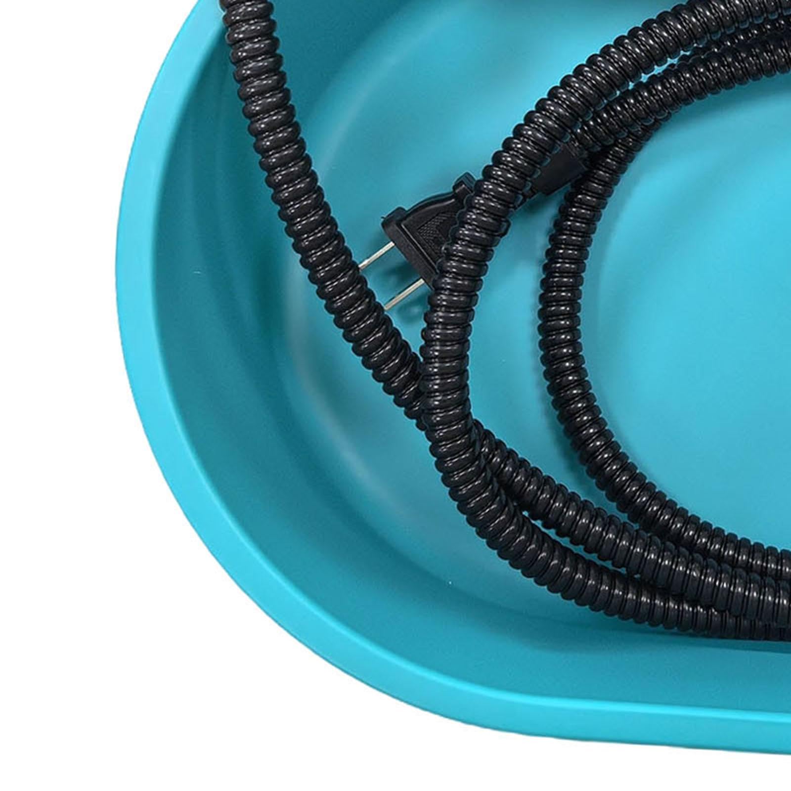 Tazón térmico para mascotas, cuenco de agua calentado termostático, cuenco térmico automático para perros, cuenco para beber a temperatura constante, material de polipropileno