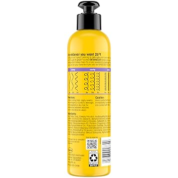 got2b Curled Detangler, Leave-In Detangler for Curly Hair | Leave-in curl detangler; easy slip, detangles in one step; type 2-4 wavy, curly & coily hair; vegan; Aloe, Vit E, Argan Oil