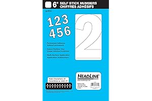 High-Impact, Stick-On Vinyl Numbers for Eye-Catching Headlines