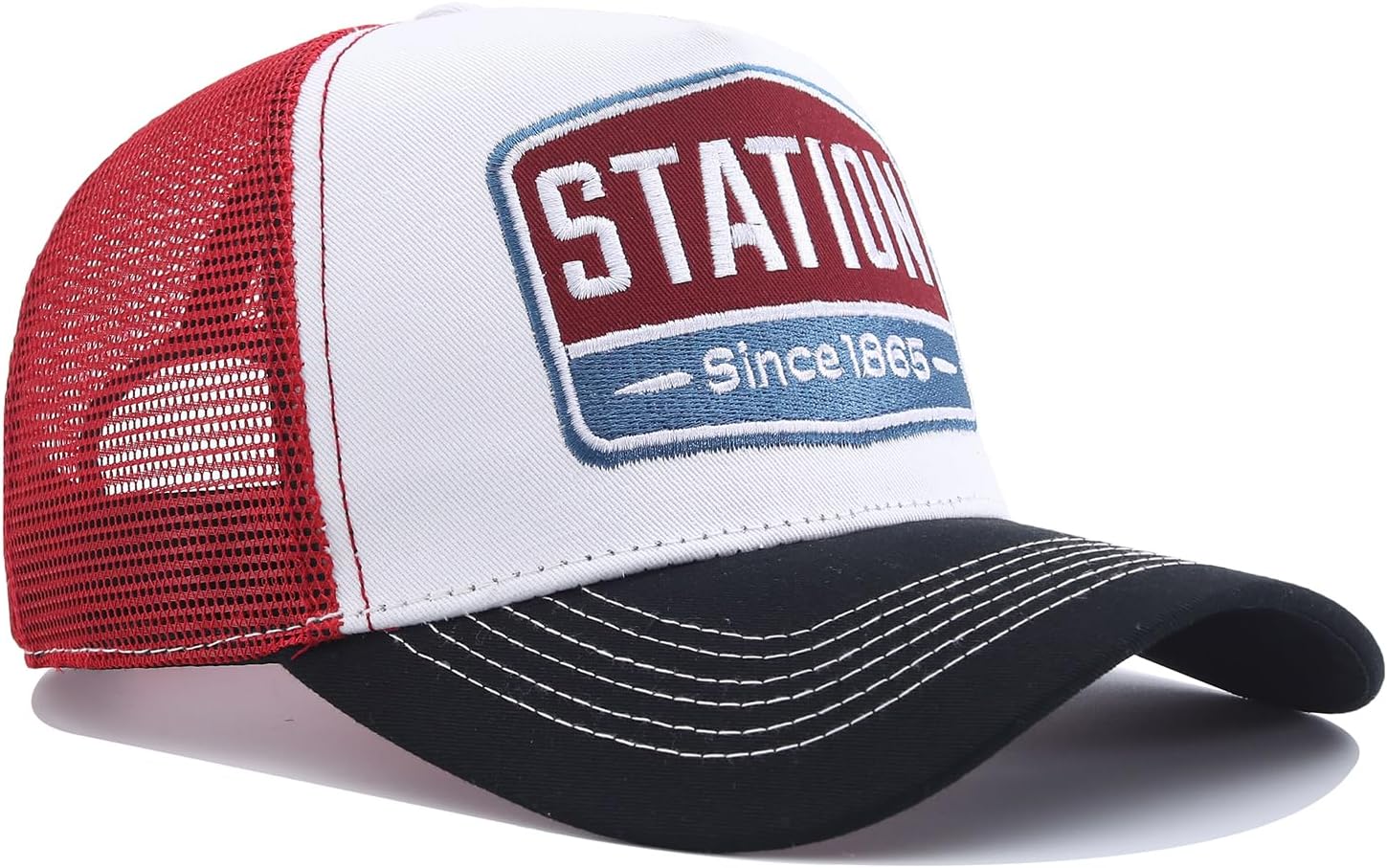 Fashion Structured Mesh Back Trucker Cap Breathable Baseball Caps Adjustable Snapback Hats for Men Hip Hop Umpire Hat - Image 4