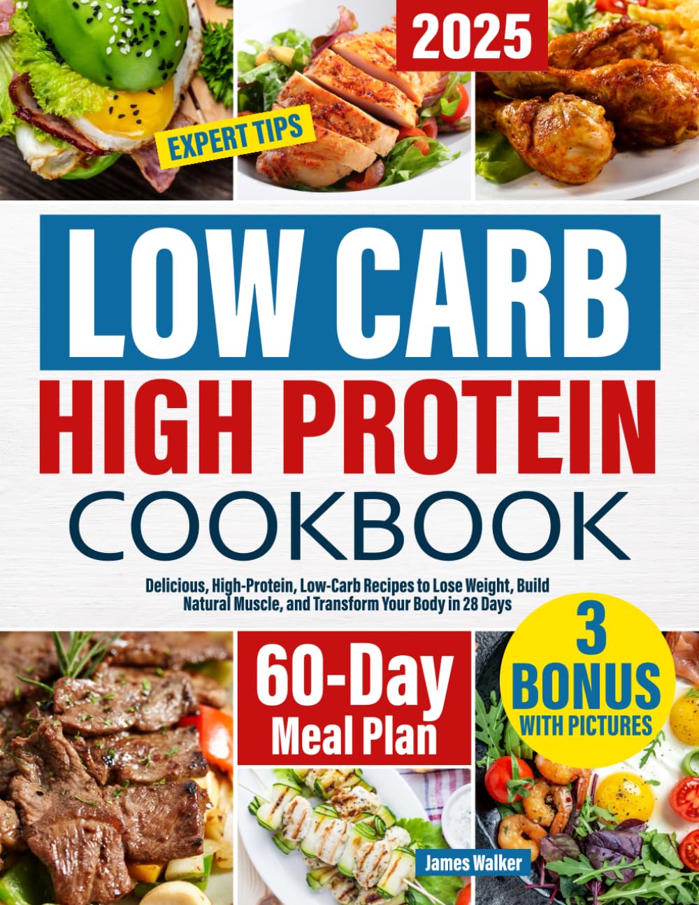 Low Carb High Protein Cookbook: Delicious, High-Protein, Low-Carb ...