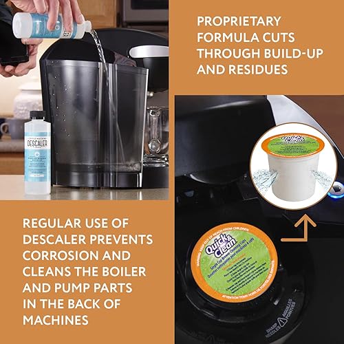 Miniatura 6 de IMPRESA Suministro para 6 meses Kit de mantenimiento de cafetera para máquinas Keurig Cápsulas, incluye descalcificador de café de 4 usos, 6