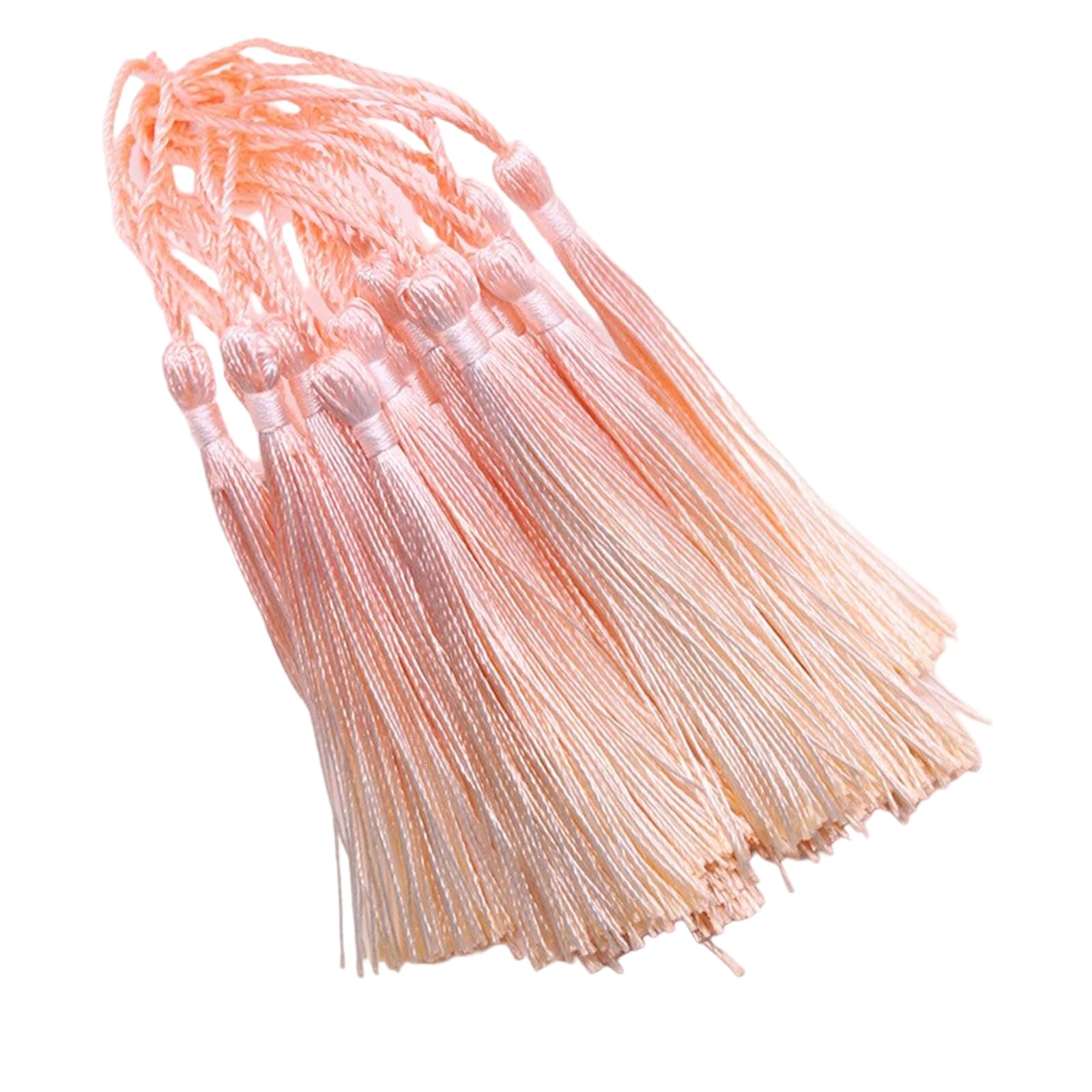 Buxuaaaa H Of 20 Multicoloured Tassels Soft Silkily Small Tassels For Craft Project Accessories And Jewelry Making Jewellery Making Supply