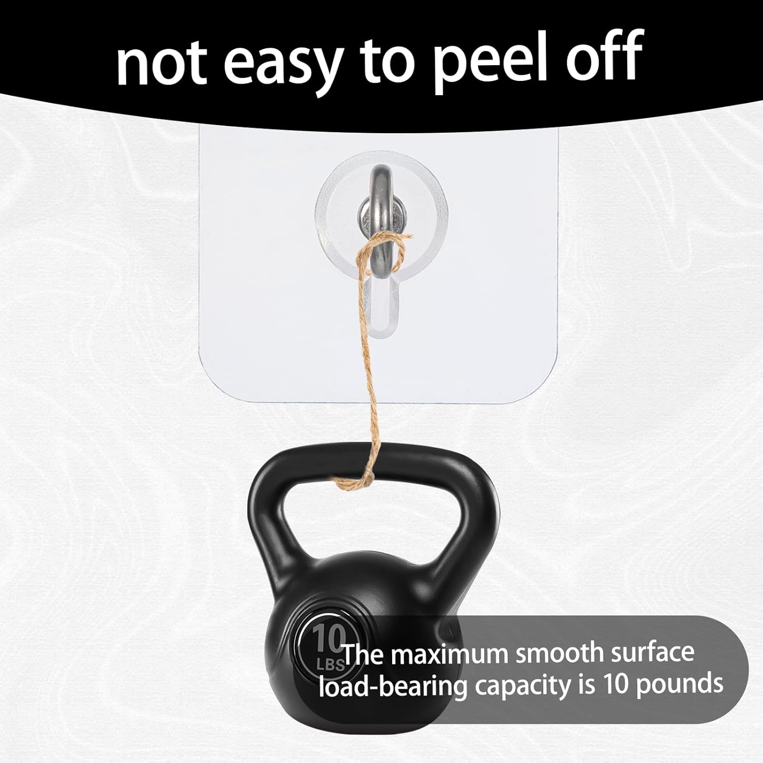 5 Pack Adhesive Ceiling Hooks, Heavy Duty No Drill Ceiling Hanging Hook, Stainless Steel, Waterproof, Nail-Free Self Adhesive Ceilings Wall Hangers for Hanging Plants Wind Chimes Lanterns