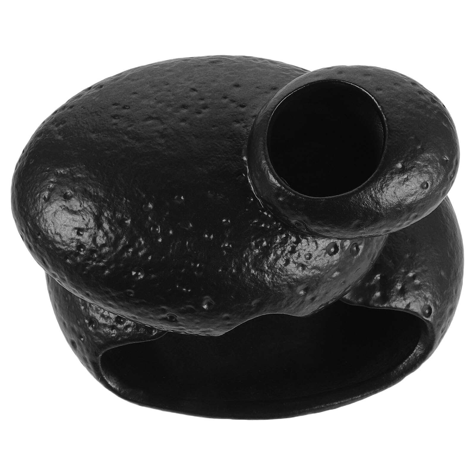 Brûleur à parfum en céramique noire pour Palo Santo et décoration zen