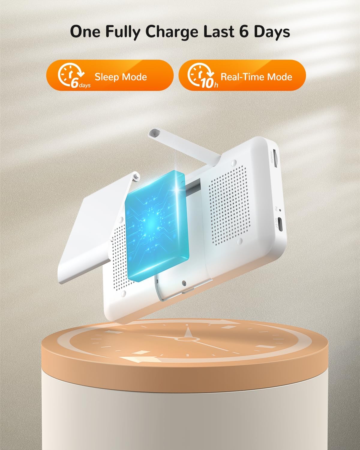 DEATTI Baby Monitor Battery Life