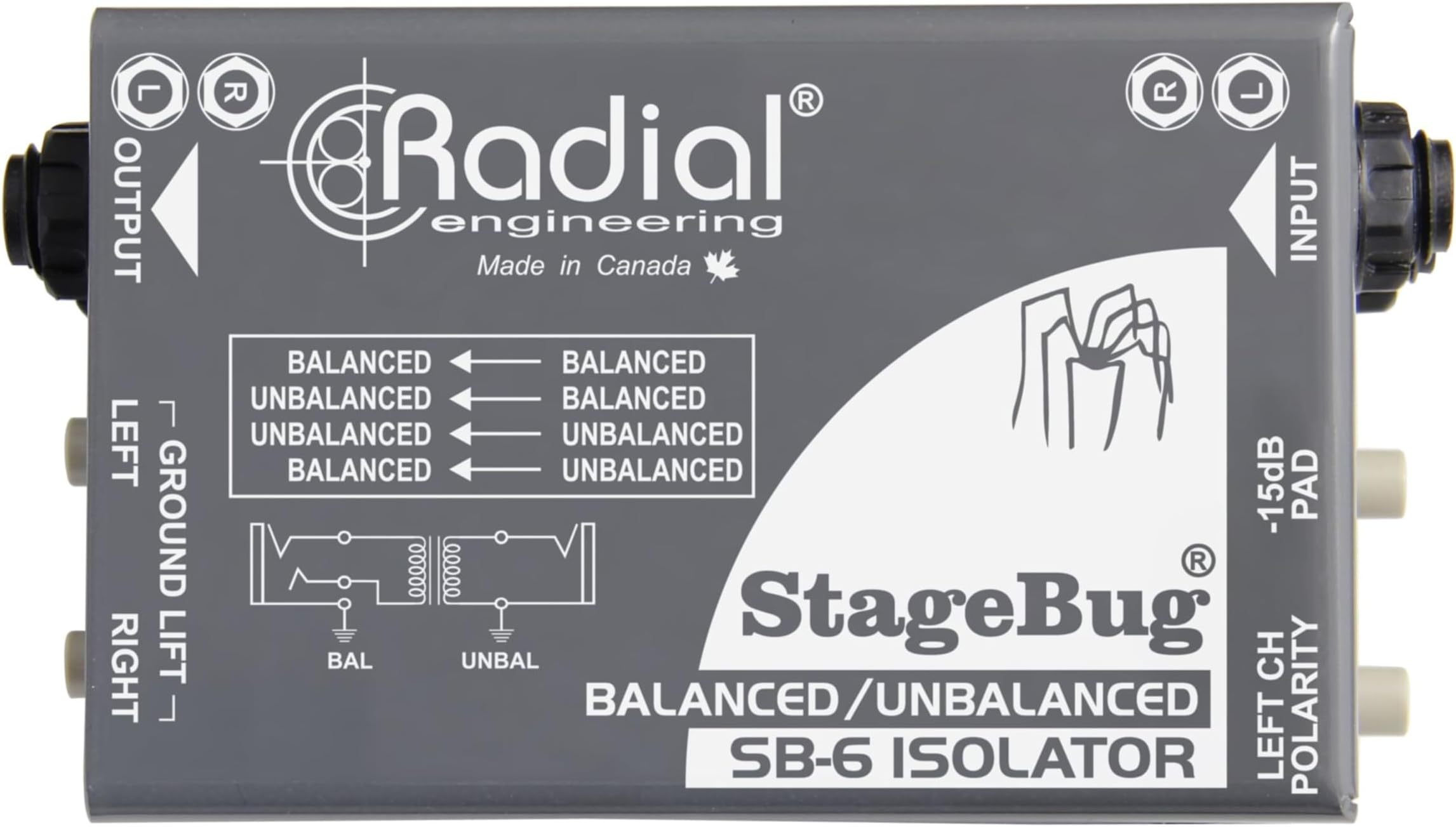 Radial StageBug SB-5 Laptop DI