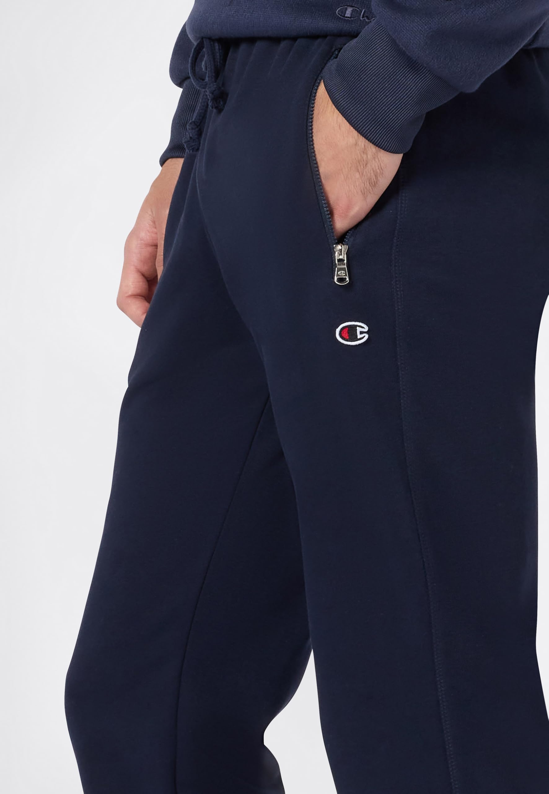 Champion Pantaloni Joggers Slim Fit con Polsino e Tasche con Cerniera da Uomo, 220804