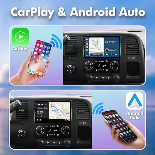 Miniatura 4 de 1+32G Android 13 Estéreo de coche doble DIN para ChevroletGMCBuick con pantalla táctil de 10.1 pulgadas Radio incorporado Carplay inalámbricoAndroid