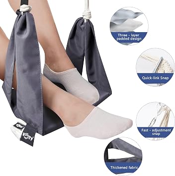 Universal Footrest for Hammock Chair (Chair Not Included) Dark Grey
