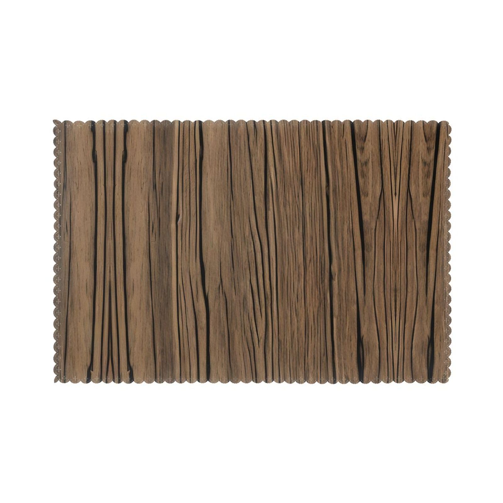 Sets de table de Noël en bois lot de 6 pour protéger votre table des plats chauds avec élégance