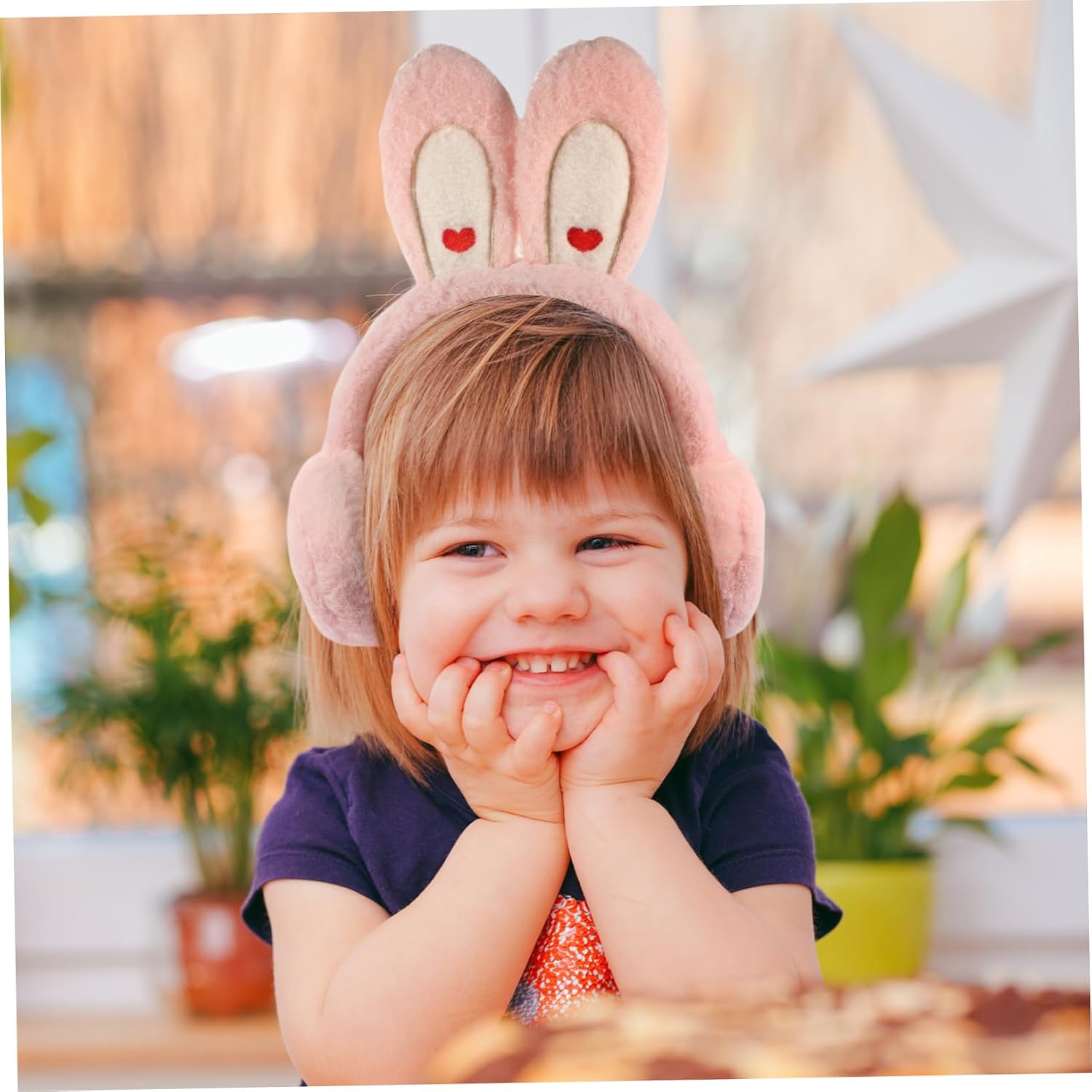 LIFKOME Boy Girl's Ear Warm Earmuffs Boys and Girls Winter Ear Protectors Plush Muffs for Warm Headband