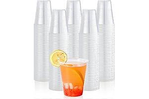 Lilymicky 300 Pack 12oz Clear Plastic Beer Cups