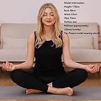 Vista 5 de Camiseta térmica sin mangas para mujer, ajuste holgado, talla grande, gruesa, cálida, sin mangas, con forro polar, ropa interior, capa base superior