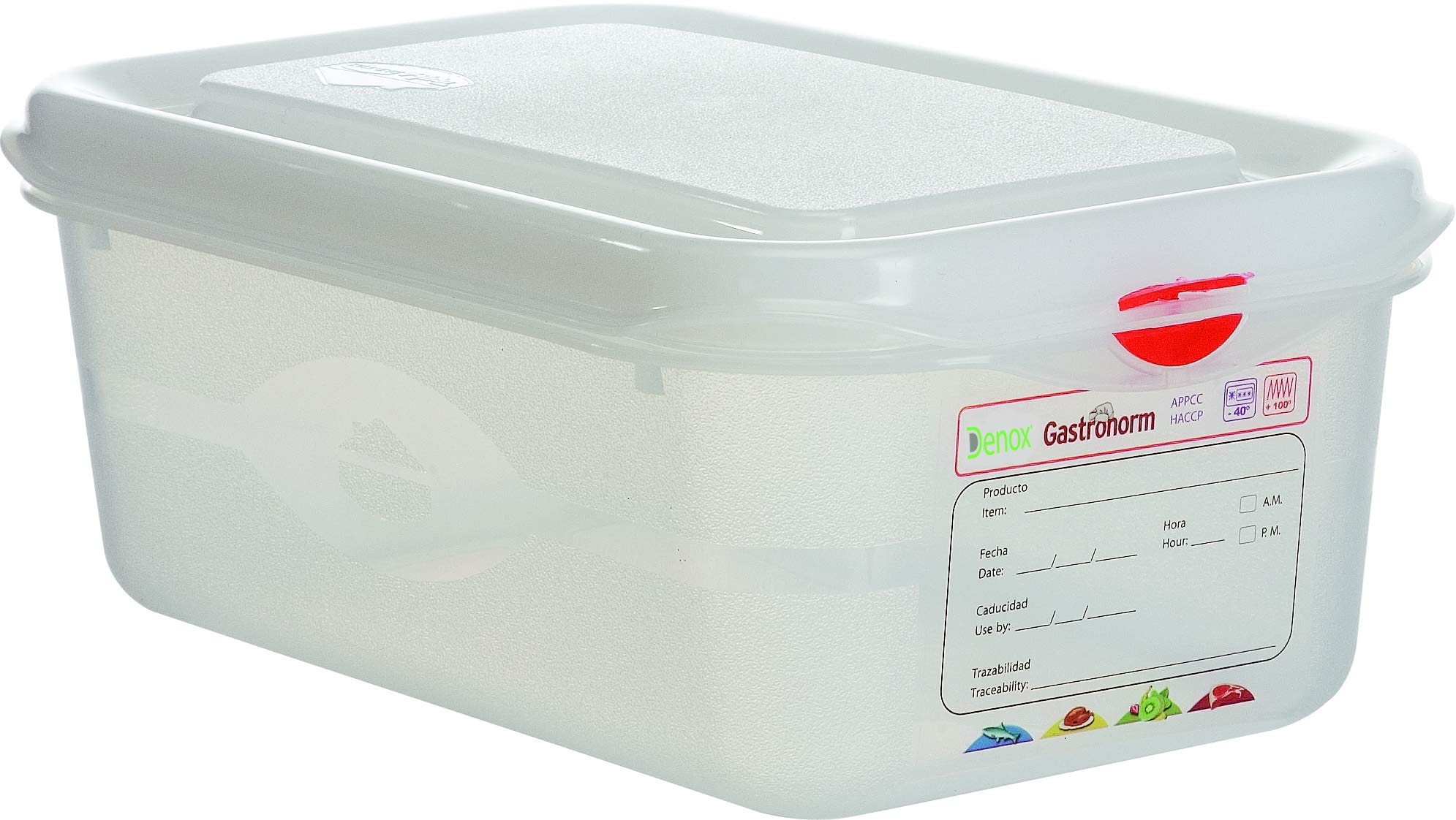 Gastronorm Food Storage Ingredient Containers - Perfect for restaurants, mass catering, events, meal prep, fridge organisation - Available in 23 Different Sizes (Air-Tight Gastronorm 1/4 2.8 Litre)