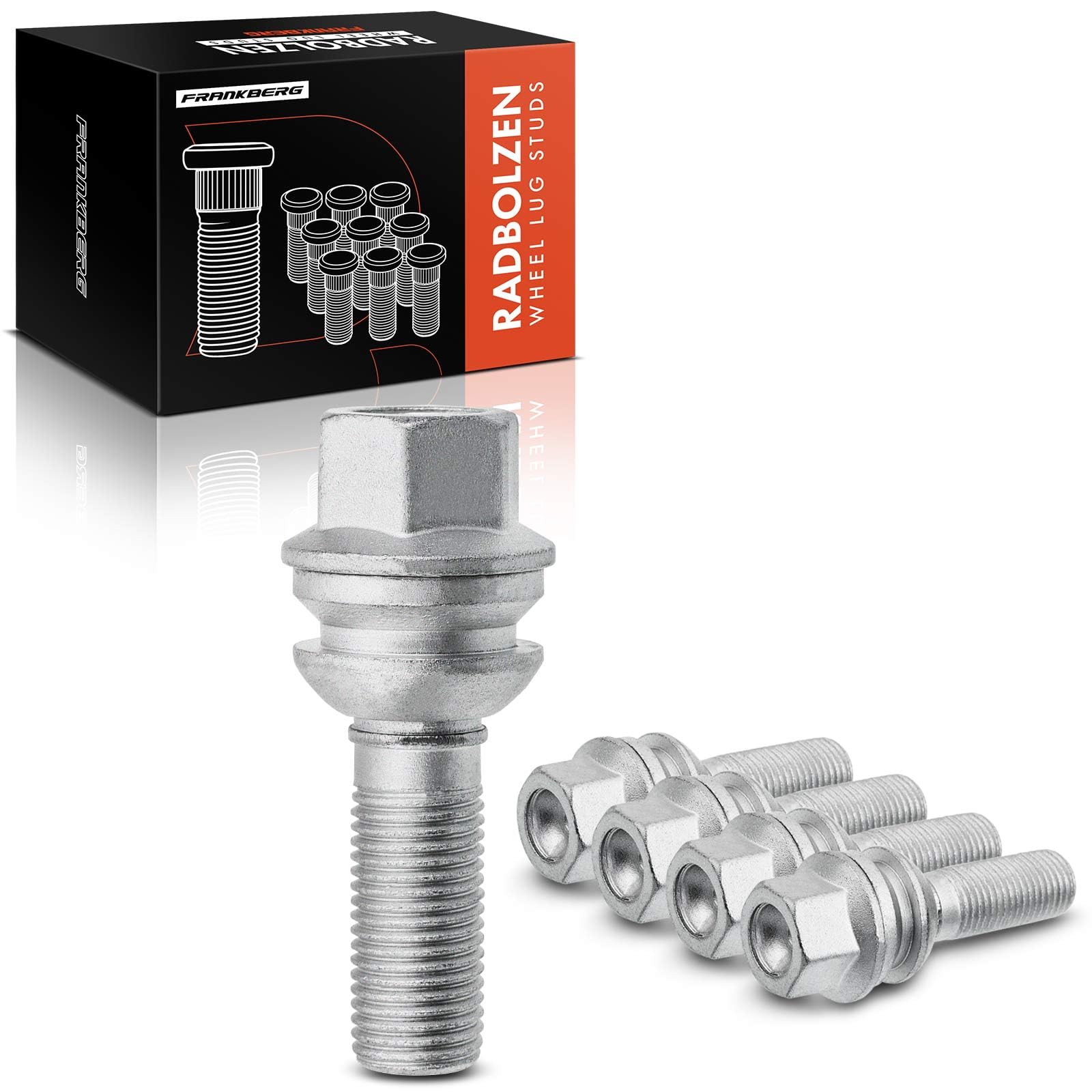 Frankberg 5x Bulloni per ruota Vite ruota M14x1.5 Compatibile con Q7 Transporter V 2002-2026 WHT004676