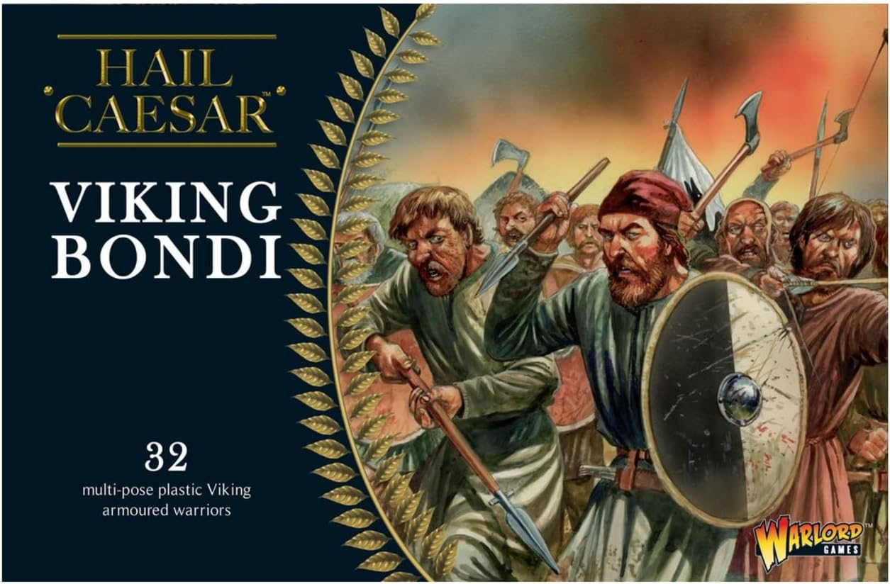 Viking Bondi - 28mm Scale Plastic Miniatures for Hail Caesar Highly Detailed Dark Age Era Miniatures for Table-top Wargaming